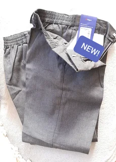 New! Boys 2 pairs Edgars Oxford school long grey winter pants