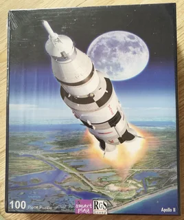 New!! Still sealed! Kids jigsaw puzzle Apollo rocket space.