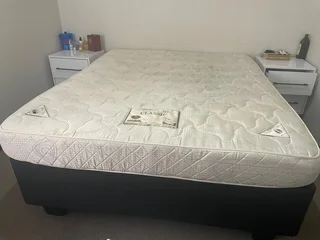 Queen Size Mattress and Base