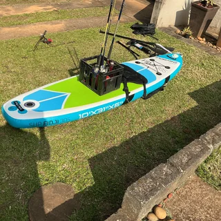 Inflatable kayak/sup board