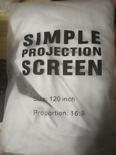High definition projector with 3 metre long screen