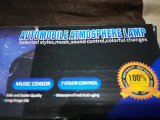 Best quality vehicle lighting, 7 colour control, as well as music and sound control