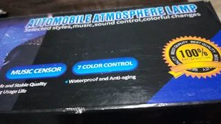 Best quality vehicle lighting, 7 colour control, as well as music and sound control