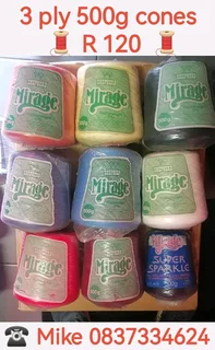 Wool, crochet and industrial