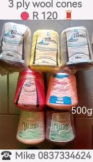 Wool, crochet and industrial