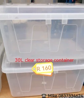Storage container, small to large