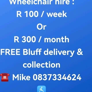 Wheelchair hire