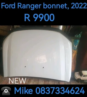 Ford Ranger bonnet, 2022