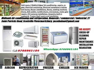 Fridge repairs re-gass technician and Electrician