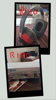 VCR player and ear mufflers