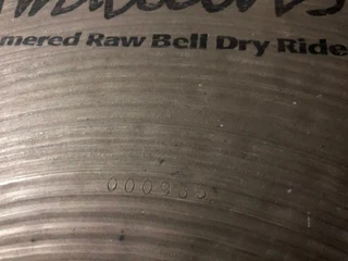Sabian Signature Phil Collins 21&#34; Raw Bell Dry Ride