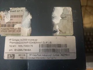 Hp Compaq Desktop Tower