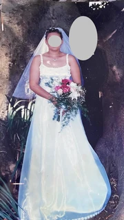 BRIDAL DRESS &#43; VEIL &#43; FLOWER GIRL DRESS