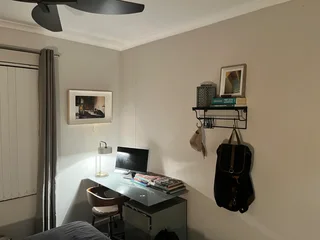 Home office desk and chai