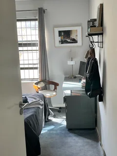 Home office desk and chai