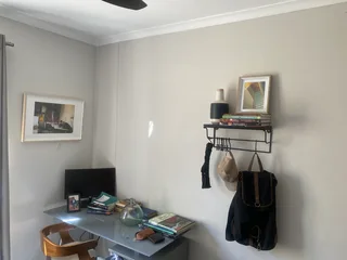 Home office desk and chai