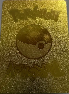 Gold Foil Pokemon Card