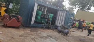 600KVA DETROIT CONTAINERISED DIESEL GENERATOR