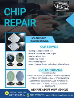 Mobile Windscreen Chip Repairs