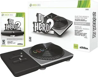 DJ Hero 1 &#43; 2 &#43; Turntable (Complete  Boxed) (Xbox 360)