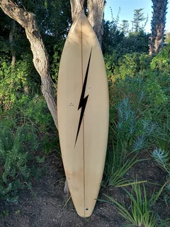 Surfboard Vintage 1977 7ft Lightning Bolt single fin