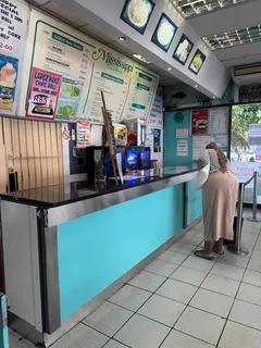 Busy fish and chips takeaway for sale in Durban CBD.