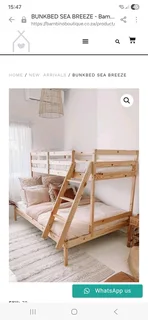 Bunk bed (single &amp; double)