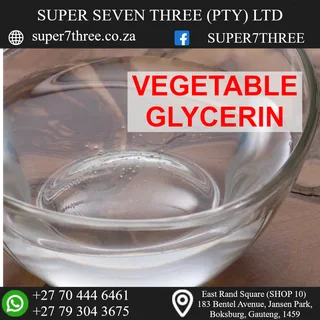 Vegetable Glycerin Cosmetic (Liquid) - 6kg pack size