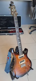 PRS SE black sub burst with gigbag
