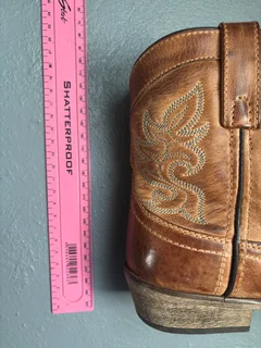 Women’s Genuine Leather Cowboy Boots – Size 9 (US) / 7 (UK/SA)