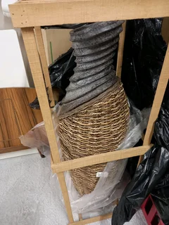 Rattan Weave Vase ( still brand new )