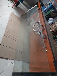 Bargain Large Glass Doors x2