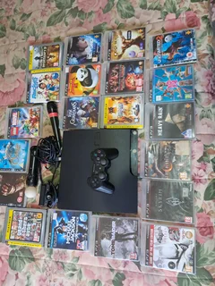 Playstation 3 with 20 games and accessories