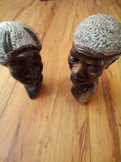 Hand Carved Stone Ornament  Set