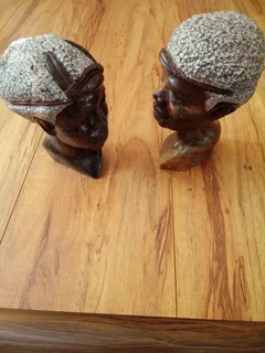 Hand Carved Stone Ornament  Set