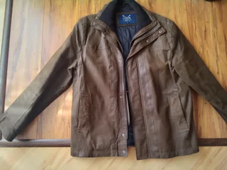 Men's Leather Jacket - Size XL