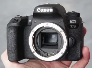 CANON EOS 77D 24.2 Megapixel Camera with 18-55m lens + 50mm 1.8 STM Lens