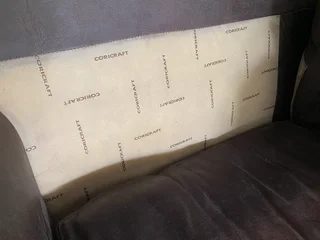 Coricraft Afrique 3 seater full grain leather couch (collection only)