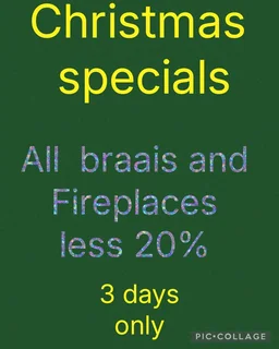 Braai & Fireplaces sale - 3days less 20%