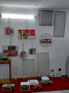 Braai grids, different sizes and materials