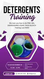 Learn Detergents 2 days.