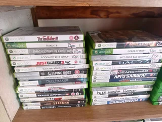 Xbox 360 games to choose from