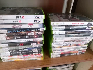 Xbox 360 games to choose from