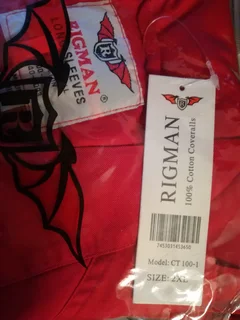 Rigman Full length Long Sleeve coveralls