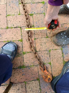 Chain slings for cranes