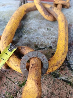 Chain slings for cranes