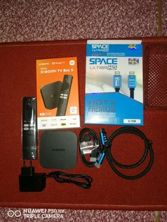Xiaomi Tv Box S (2nd Gen). And Ultra Hd High Speed Cable. Both In New Condition. Both For R850.