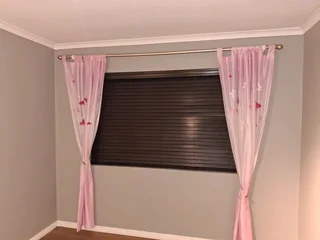 Kids curtains and rod