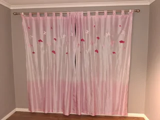 Kids curtains and rod
