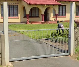 3m wide x 1.2m high heavy-duty steel galvanized sliding gate